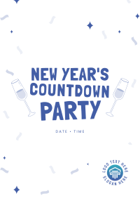 New Year Countdown Party Poster