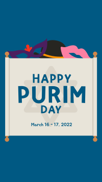 Happy Purim Facebook Story