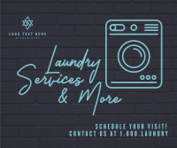 Laundry Wall Facebook Post