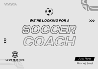 Searching for Coach Postcard