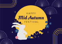 Mid Autumn Festival Postcard Design