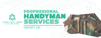 Modern Handyman Service Facebook Cover