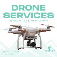 Aerial Drone Service Instagram Post Design