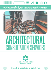 Brutalist Architectural Services Flyer