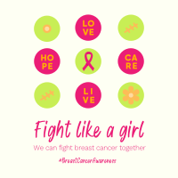 Breast Cancer Awareness Instagram Post example 3