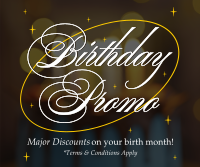 Birthday Promo Facebook Post