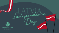 Latvia Independence Flag Facebook Event Cover