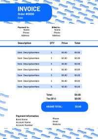 Pattern Corporate Generic Invoice