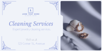 Lux Jewelry Cleaning Services Twitter Post Design