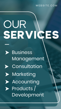 Corporate Our Services Facebook Story