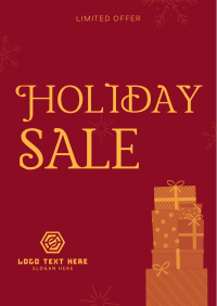 Holiday Gift Sale Poster