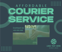 Affordable Courier Service Facebook Post