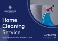 Quality Cleaning Service Postcard Design