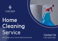 Quality Cleaning Service Postcard Image Preview