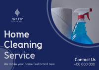 Quality Cleaning Service Postcard Image Preview