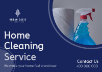 Quality Cleaning Service Postcard Image Preview