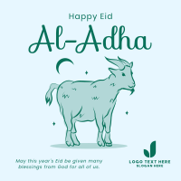 Eid Al Adha Goat Instagram Post