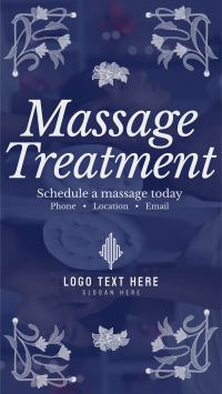 Art Nouveau Massage Treatment Facebook Story