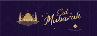 Eid Blessings Facebook Cover Design