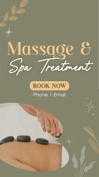 Massage and Spa Wellness Facebook Story