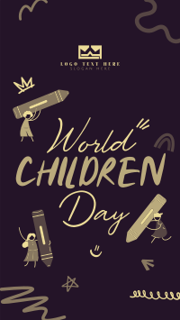 Children Day Doodle Instagram Reel