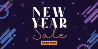 New Year Blob Sale Twitter Post