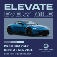 Premium Car Rental Instagram Post