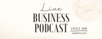 Corporate Business Podcast Facebook Cover