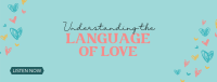 Language of Love Facebook Cover Design