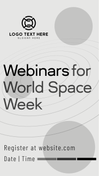 Space Week Webinar Instagram Reel Image Preview