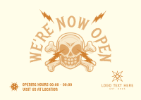 Tattoo Shop Opening Postcard Design