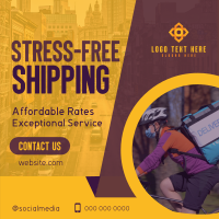 Stress-Free Delivery Instagram Post