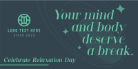 Celebrate Relaxation Day Twitter Post