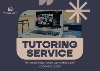 Kids Tutoring Service Postcard