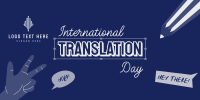 Cutesy Translation Day Twitter Post