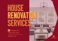 Renovation Services Postcard