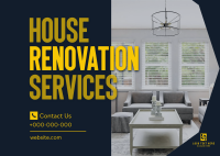 Renovation Services Postcard