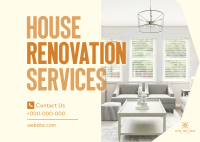 Renovation Services Postcard