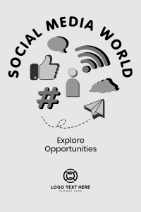 Social Media World Pinterest Pin