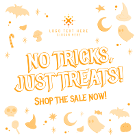 Trick or Treat Sale Instagram Post