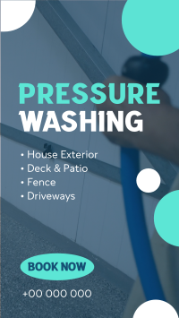 Pressure Wash Service Instagram Reel Image Preview