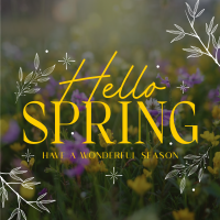 Hello Spring Instagram Post Image Preview