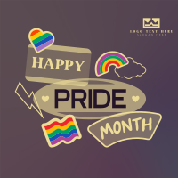 Stick on the Pride Linkedin Post Design