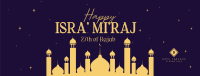 Isra' Mi'raj Spiritual Night Facebook Cover Image Preview