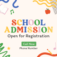 Fun Kids School Admission Instagram Post