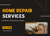 Simple Home Repair Service Postcard