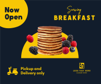 New Breakfast Restaurant Facebook Post