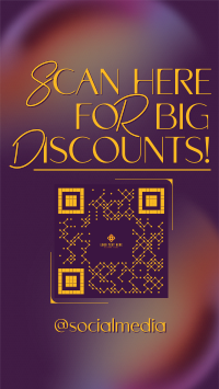 Minimal Scan Discount Facebook Story
