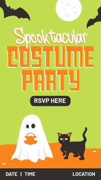 Halloween Costume Party Instagram Reel Image Preview