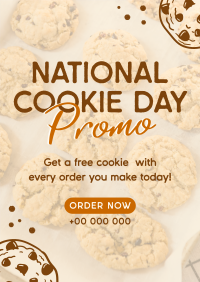 Cookie Day Discount Poster